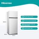 FRI. HISENSE RT267D4AWF 144x55 2P CICLICO BCO