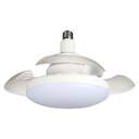 VENTILADOR TECHO CRISTAL VENTY 10W 40 CM BLANCO
