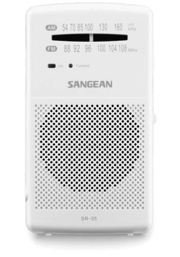 Radio portatil Sangean SR-35 Blanco