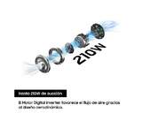 ASPI. ESCOBA SAMSUNG VS20A95823W/WA AUTOVACIADO