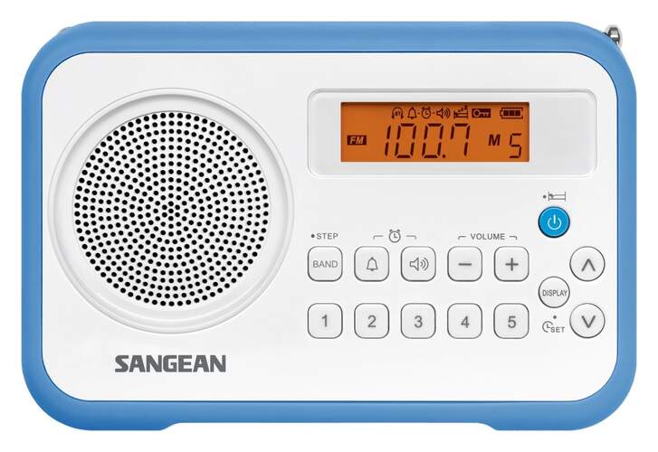 Radio portatil Sangean PR-D18 Blanco/azul