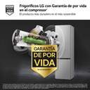 FRICOM. LG GBV5240DPY 203x60 NF INOX METALFRESH