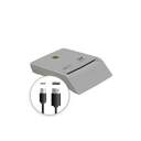 LECTOR DNI ELECTRONICO WOXTER USB C ADAP. BLANCO