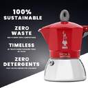 CAFET. ITALIANA BIALETTI NEW MOKA INDUCTION RED 6T
