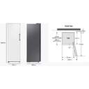 CONG.VER SAMSUNG RZ32C76BES9/EF 185x60 323L INOX