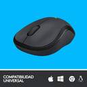 RATON OPTICO LOGITECH M220 SILENT WIRELESS NEGRO