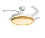 VENTILADOR TECHO RET ARTICA AVTECHR72BM BCO MD 72W