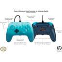 MANDO NINTENDO SWITCH POWER A PRO AZUL CON CABLE