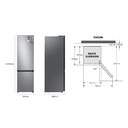 FRICOM. SAMSUNG RB38A7B6AS9/EF 203x60 INOX