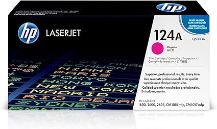 Cartucho toner HP Laserjet 124A Q6003A