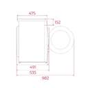LVD. TEKA WMK40840 8K 1400R DSP BCO 113910018