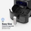 FREIDORA AIRE U.BLUE 6005 NEGRA DIGITAL 5L