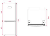FRICOM. TEKA NFL345WH 185x60 NF BCO DSP