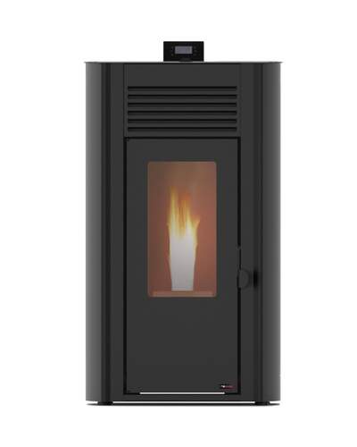 Estufa de Pellet Red Pod First Hydro 13 kW Preta Agua