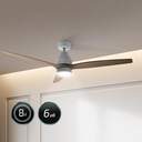 VENTILADOR TECHO CECOTEC 5300 WH%%%amp;WOD DC 132CM 5839