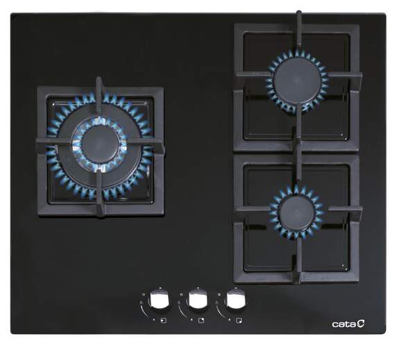 Placa Gas Natural Cata CI 6021 BK Placa Gas Natural Cata CI 6021 BK