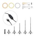 ANILLO DE LUZ KSIX TRIPODE SUELO 1,60M BXYOUTUB02