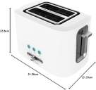 TOST. CECOTEC TOAST%%%amp;TASTE 9000 2R CORTO BCO 3188