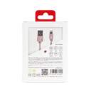 CABLE DCU LIGHTNING a USB A 1M ROSA DORADO