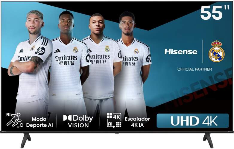 TV 55" Hisense DLED 55A6N