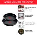 LOTE SARTENES TEFAL 22/26CM   M INGENIO UNLIMITED