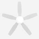 VENTILADOR TECHO U.BLUE MONZ%%%#211;N 5056W 142CM DC I/EX