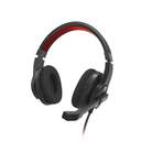 AURICULAR HAMA 00139937 HS-USB 400 V2 ROJO/NEGRO