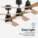 VENTILADOR TECHO U.BLUE ALM 4056 3A 142CM LED DC