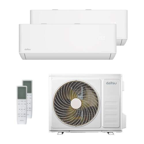 Kit Aire Acondicionado Multi Daitsu 2x1 DSM12U2KDT4 UE18 New