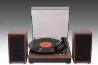 GIRADISCOS ESTEREO MUSE MT-108BT MADERA/NEGRO