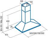 CAMP. CATA V500 INOX 50CM 88301/02088303 420m3h