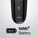 AFEITA. BRAUN 300BT SERIE3 30MIN CAB.LAVABLE