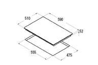ENCIM. CATA CI6021BK 3F CRISTAL GAS NATURAL
