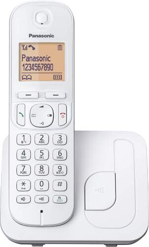 Teléfono Inalámbrico Panasonic KX-TGC210SPW Blanco