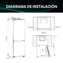 FRICOM. HISENSE RB3K330SAIC 186x60 INOX KFIT METAL