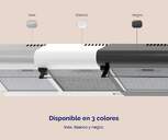 CAMPANA ARTICA APURE60CN 60CM C NEGRA