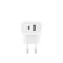 CARGADOR BELKIN 1XUSB C 30W   1XUSB A 12W BLANCO
