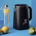 HERVIDOR JATA JEHA1575 1,7L 1500W NEGRO LED TEMPER