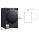 LVD.SEC. LG F4DR6010AGM 10/6K 1400R INOX A-10%/D