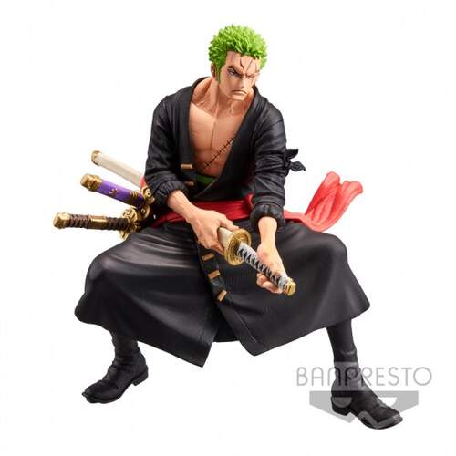 Figura One Piece Roronoa Zoro Wano Country King of Artist Banpresto