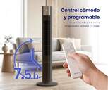 VENTILADOR TORRE ARTICA 45W 112 CM NEGRO