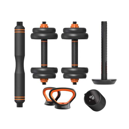 Xiaomi Kit Mancuernas + Barras + Pesas 10 Kgs