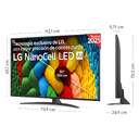 TV LG 50%%%quot; 50NANO81A6A UHD NANOCELL ALFA7 WEBOS25