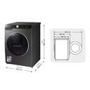 LVD. SAMSUNG WW90T986DSX 9K 1600R IN ATD AW QDRIVE