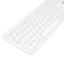 TECLADO PHOENIX K300 BLUETOOTH DUAL BLANCO
