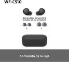 AURICULARES SONY WFC510B TRUE WIRELESS NEGRO