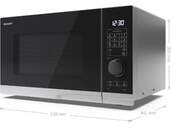 MICR. SHARP PG254AES 900W 20L GRILL NEGRO