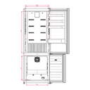 FRICOM. TEKA RBF78725 192x70 NF CRISTAL BLANCO