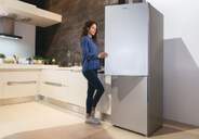 FRIGORIFICO CANDY CCE4T618ES COMBI, NO FROST, SILVER, 185x59