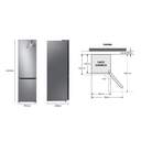 FRICOM. SAMSUNG RB38C775DS9/EF 203x59 NF INOX DSP